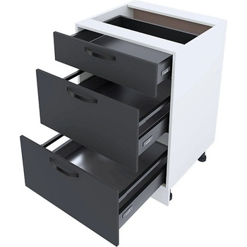 ИРИМ Долен кухненски шкаф Сити БФ-Карбон мат-11-54 60 см