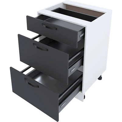 ИРИМ Долен кухненски шкаф Сити БФ-Карбон мат-11-54 60 см