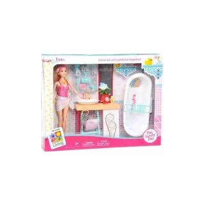 Swede Doll in the bathroom