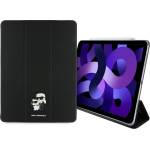 KARL LAGERFELD Калъф за iPad Air 13 (2024) - Karl Lagerfeld Saffiano Magnetic Saffiano Karl &Choupette (KLFC13RM24SAKCK) - Черен