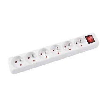 Office Products Anti-Surge Power Strip 6 Sockets 5 m White (13116541-14)