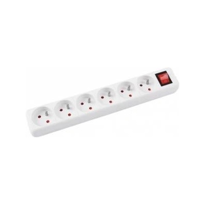 Office Products Anti-Surge Power Strip 6 Sockets 5 m White (13116541-14)