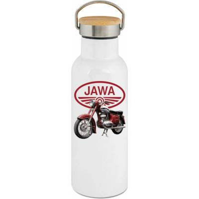 123TRIKO termoska Jawa 350 červené logo Kývačka 500 ml