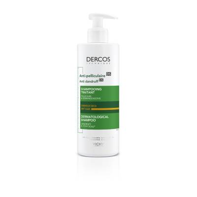 Vichy Dercos Anti-Dandruff šampon proti lupům pro suché vlasy (Anti-Dandruff Treatment Shampoo) 390 ml