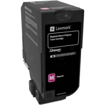 Lexmark 74C2HME магента (magenta) оригинален тонер (74C2HME)
