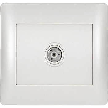 ELMARK Rhyme Тv КОНТАКТ БЯЛ МЕТАЛИК (11251)