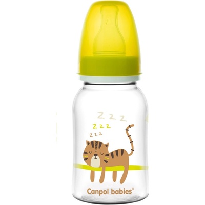 Canpol babies fľaša s potlačou Afrika Yellow 2021 120 ml