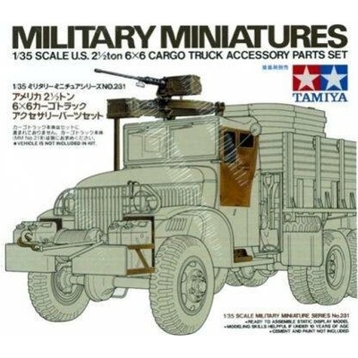 Tamiya U.S. 2.5T 6X6 CARGO TRUCK ACCESSORY SET 1:35