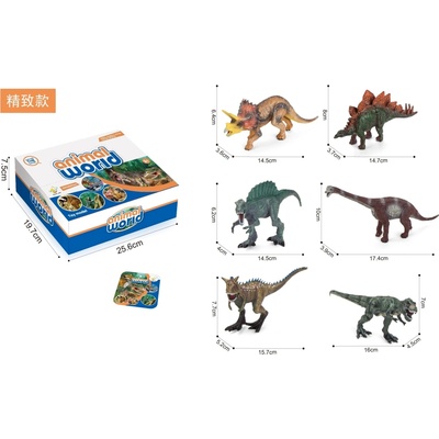 Wiky Dinosaurus 15 cm 6 druhov