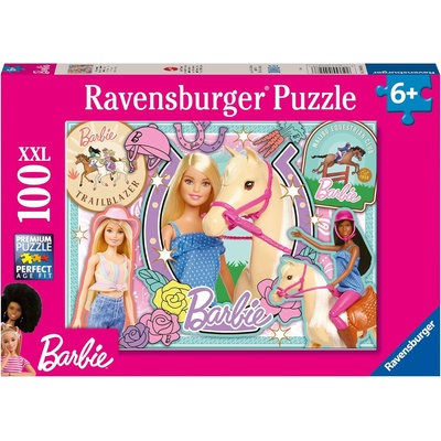 Ravensburger Пъзел Ravensburger от 100 XXL части - Барби (12004028)