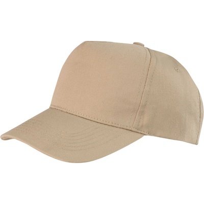 Result Headwear RC 084X 5 panelová COT28084X55599-khaki Khaki