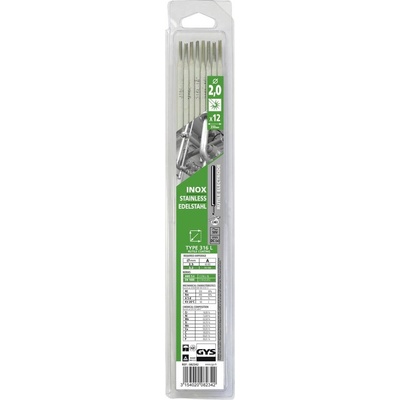 GYS Edelstahl 2 mm x 350 mm 12 ks