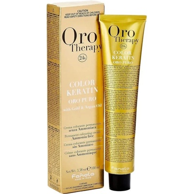 Fanola Oro Therapy Color Keratin Безамонячна боя за коса, 1.10, 100 ml