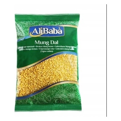 Alibaba Mungová fazuľa s lúpanou polovičkou Mung Dal 2 kg