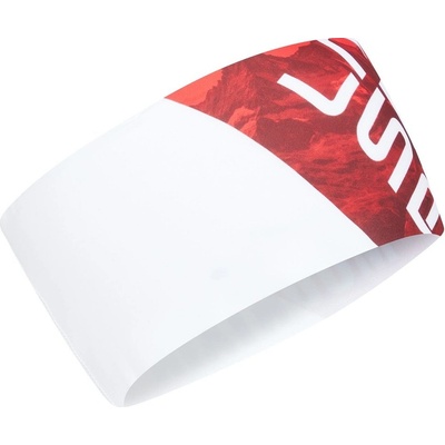 La Sportiva Promo headband White/Hibiscus