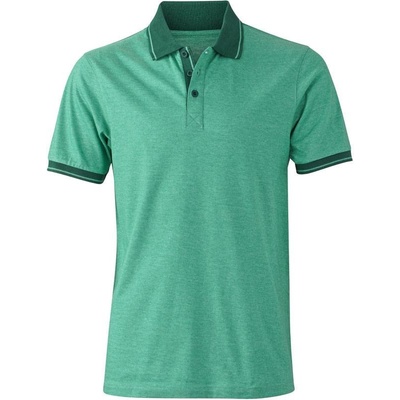 James & Nicholson JN 706 pánske polo zelené