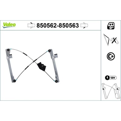 Zvedací zařízení oken VALEO 850562
