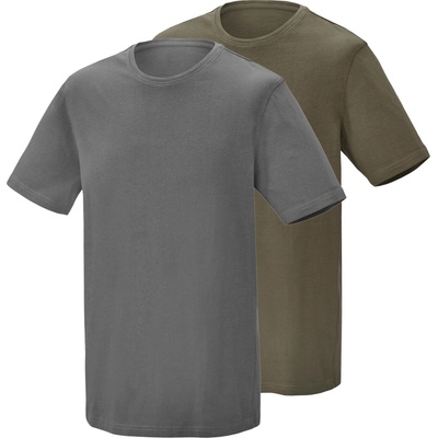 Parkside pánské triko 2 kusy zelená/šedá – Zboží Mobilmania