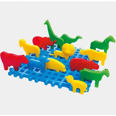 Marioinex Вафлен конструктор " Моят мини зоопарк" от 14 части (901 298)