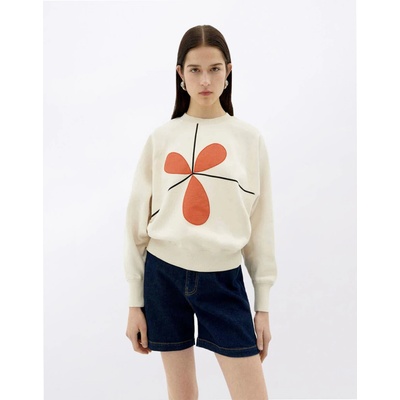 Thinking MU Sabine Bonnie Sweatshirt White