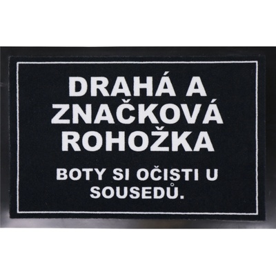 Mercury Flooring Drahá a značková rohožka černá 40x60 cm – Sleviste.cz