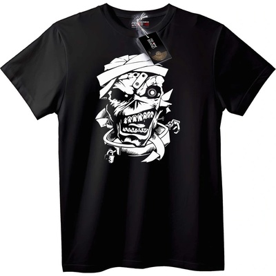 NOONEBRAND Тениска Механичен череп - 2XL, White