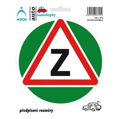 Samolepka "Začátečník" - předpisová