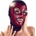 Bad Kitty Head Mask 2493110 Black-Red