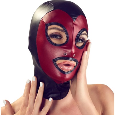 Bad Kitty Head Mask 2493110 Black-Red