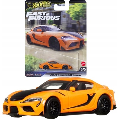AUTO Hot Wheels FAST & FURIOUS 2021 TOYOTA GR SUPRA PREMIUM Měřítko 3+ 1:64