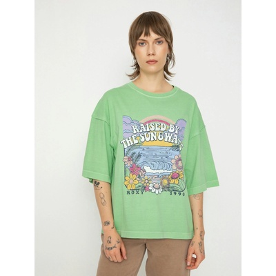 Roxy Bavlnené tričko dámsky ERJZT05662 zelená