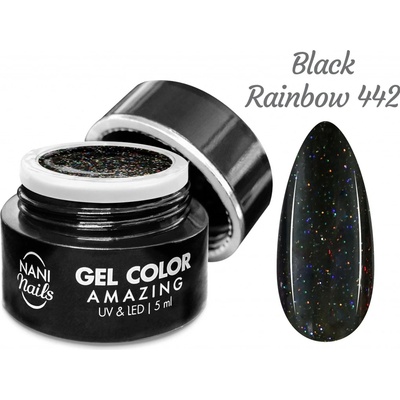 NANI UV gel Amazing Line Black Rainbow 5 ml