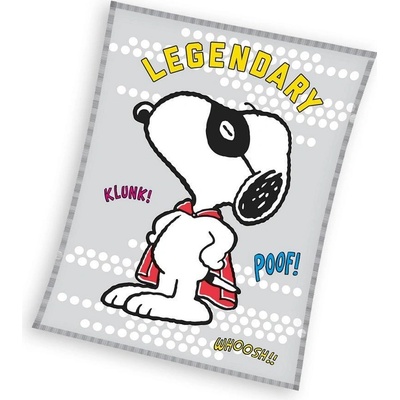 Carbotex Dětská deka Snoopy Legenda Zorro