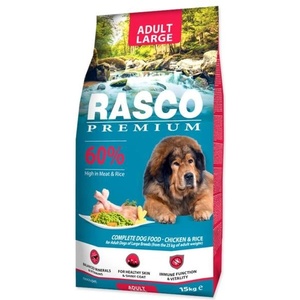 Rasco Adult Large пиле с ориз 15kg (1704-10337)