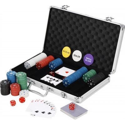 Springos Poker set v alu kufříku 300 žetonů KG0022