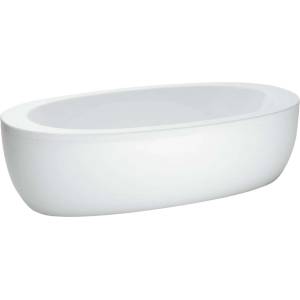Laufen Il Bagno Alessi One - Свободностояща вана 203x102 см, с масажна система, LED осветление и сензор, дезинфекция, бяла H2419700006951 (H2419700006951)