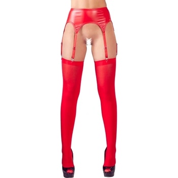 NO: XQSE Жартиерен колан с чорапи no: xqse червен