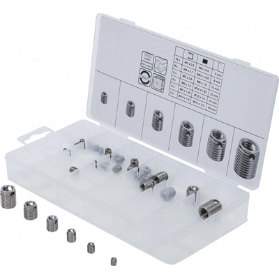 BGS technic BGS 106844 Závitové vložky M3 ÷ M10, samořezné Sada 32 dílů