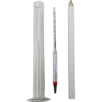 Image 1 of AgroGradinaBG Спиртомер с температурна корекция 0-100° + цилиндър 250 мл