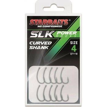 STARBAITS POWER HOOK PTFE COATED CURVED SHANK vel.4 10 ks