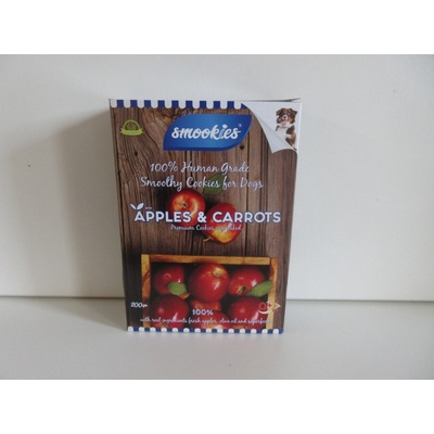 SMOOKIES Premium APPLE jablkové sušenky 100% human grade 200 g