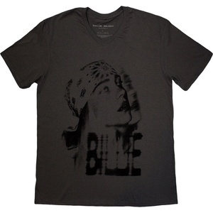 Billie Eilish Tonal Bandana Photo Тениска с къс ръкав Charcoal Grey XL (BILLIEVNE64MC04)