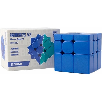 Mirror Cube 3x3 V2 Magnetic UV MFJS hlavolam modrá