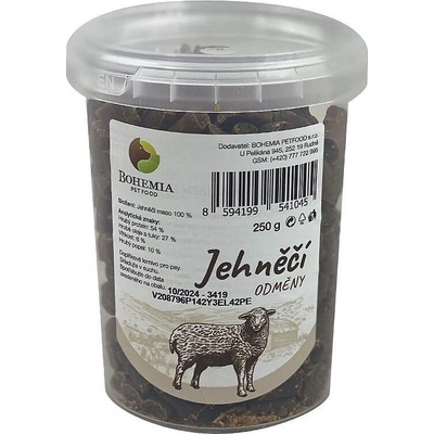 Bohemia Pet Food Jehněčí odměny 250 g