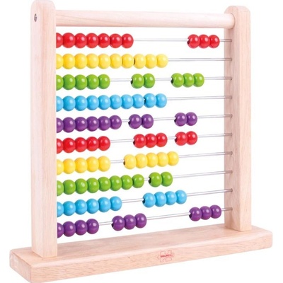 Bigjigs Toys Počítadlo Vícebarevné – Sleviste.cz
