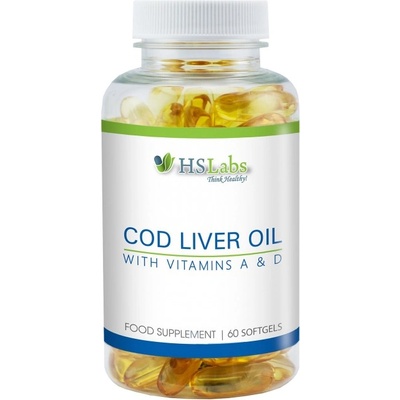 HS Labs Cod Liver Oil [60 Гел капсули]
