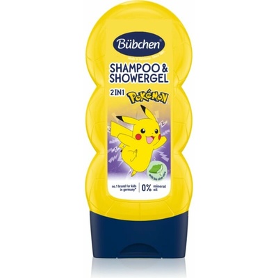 Bübchen Shampoo & Shower Gel Pokémon šampón a sprchový gél pre deti 230 ml
