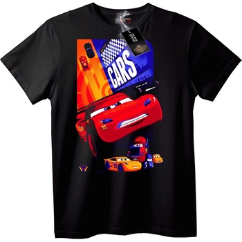 NOONEBRAND Тениска Cars с Lightning McQueen - L, White