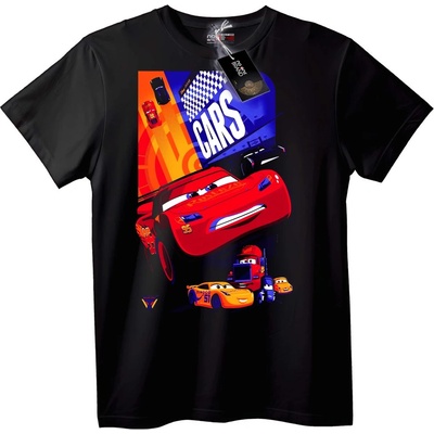 NOONEBRAND Тениска Cars с Lightning McQueen - L, White
