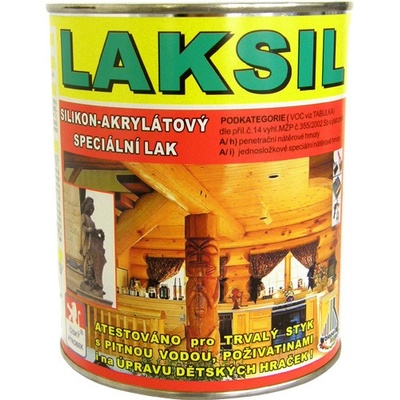 Laksil Silikon-akrylátový lak 0,7 kg bezbarvý lesklý – Zboží Dáma